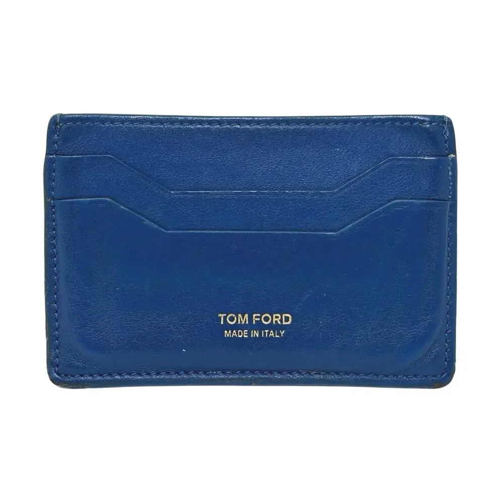 Tom Ford Blue Cardholder Wallet